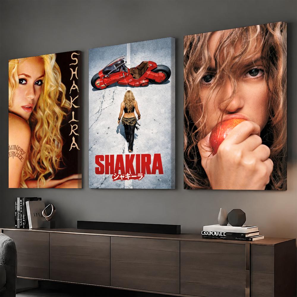 Art Print Framed - Singer Music Album S-Shakira Framed Wall