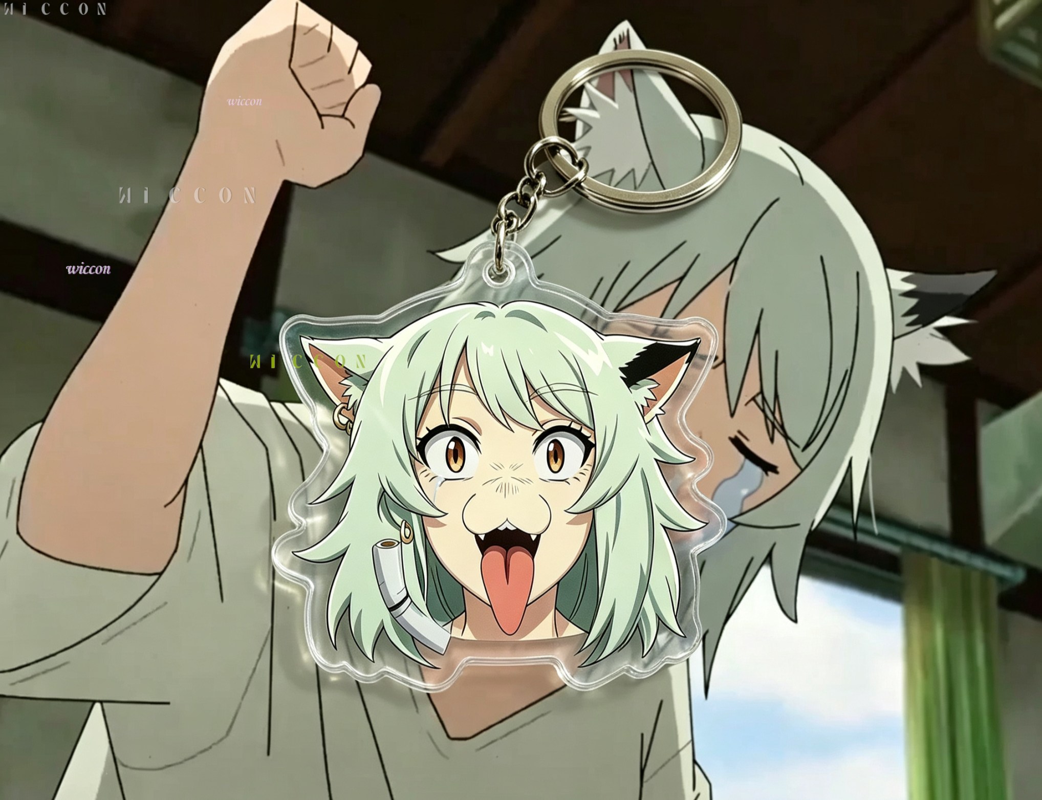 Chainsmoker Cat Keychain Yanik - Anime Tote Bag recension och pris