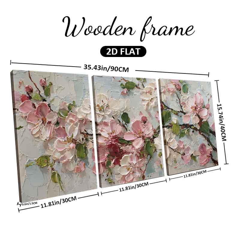 [2D Flat]3pcs 11.81*15.74in/30 - Art Print Framed recension och pris