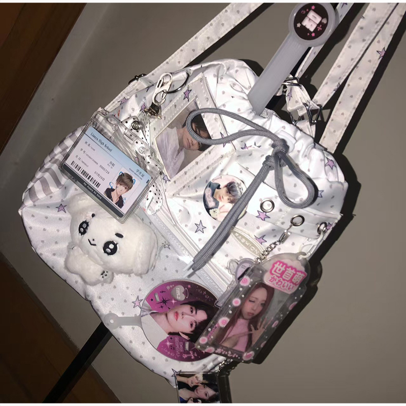 Harajuku Ita Bag,Polka Dot Dra - Anime Tote Bag recension och pris