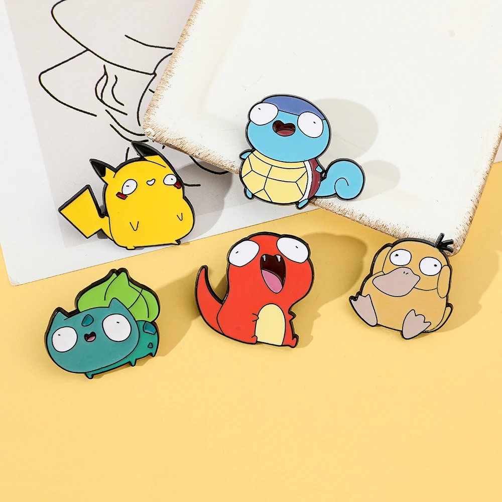 5 Pcs Cartoon Elf Brooch Perso - Enamel Pin Set recension och pris