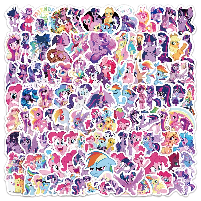 100pcs Cartoon My Little Ponys - Free Anime Merchandise recension och pris