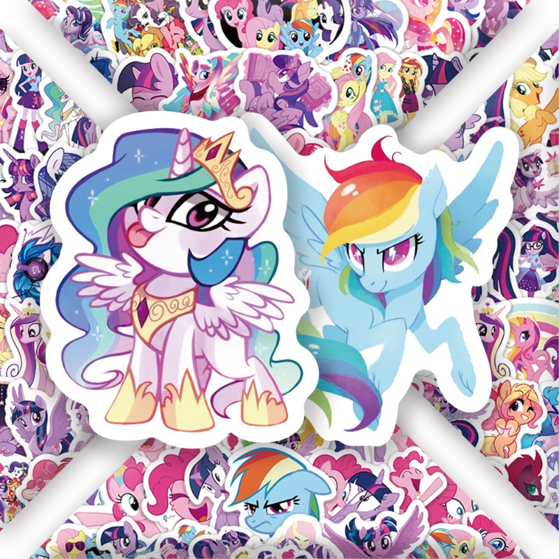 100pcs Cartoon My Little Ponys - Free Anime Merchandise recension och pris
