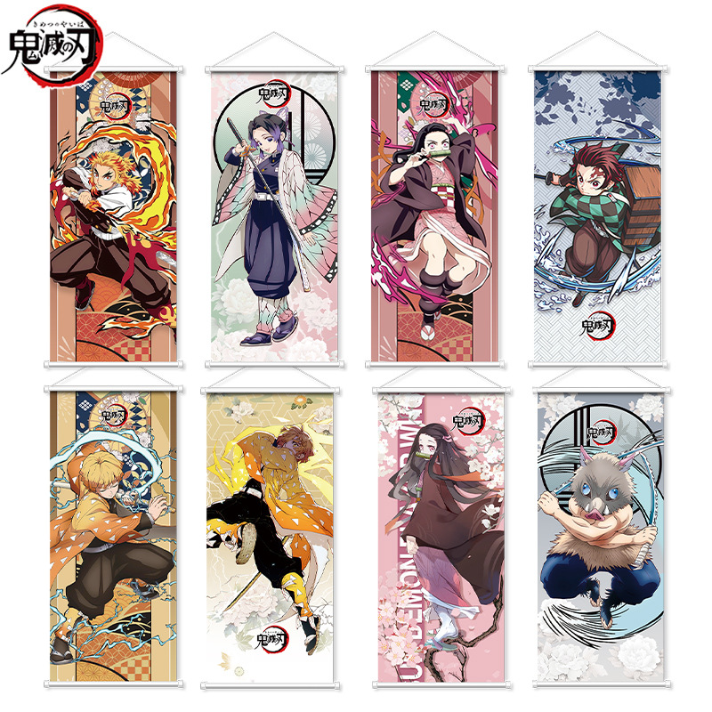 Demon Slayer Wall Scroll Nezuk - Anime Convention Merchandise recension och pris