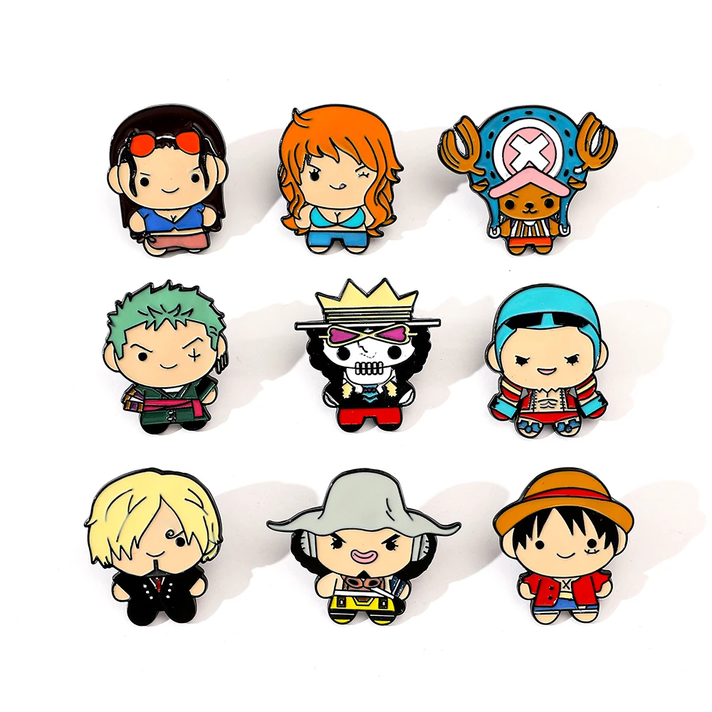 9 Pcs Creative Cartoon Brooch  - Enamel Pin Set recension och pris