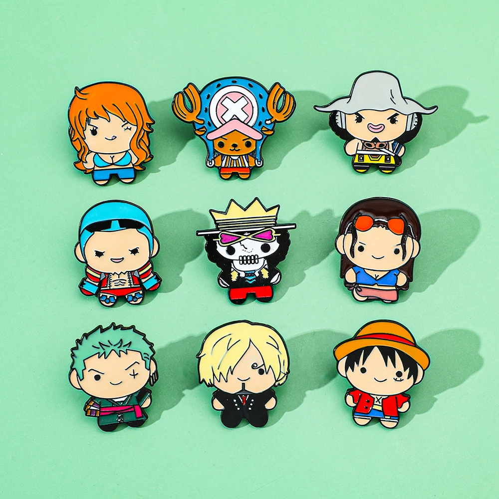 9 Pcs Creative Cartoon Brooch  - Enamel Pin Set recension och pris