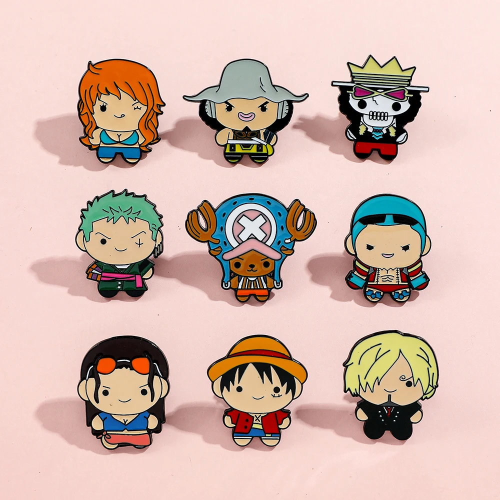 9 Pcs Creative Cartoon Brooch  - Enamel Pin Set recension och pris