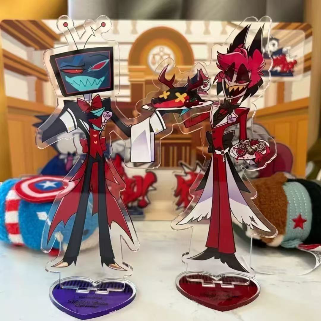 2pcs Hazbin Anime Peripherals  - Free Anime Merchandise recension och pris