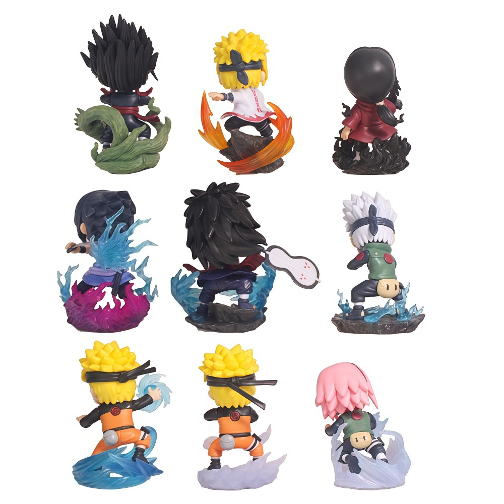1-9 Styles Naruto Q-version Fi - Anime Merchandise Box Set recension och pris