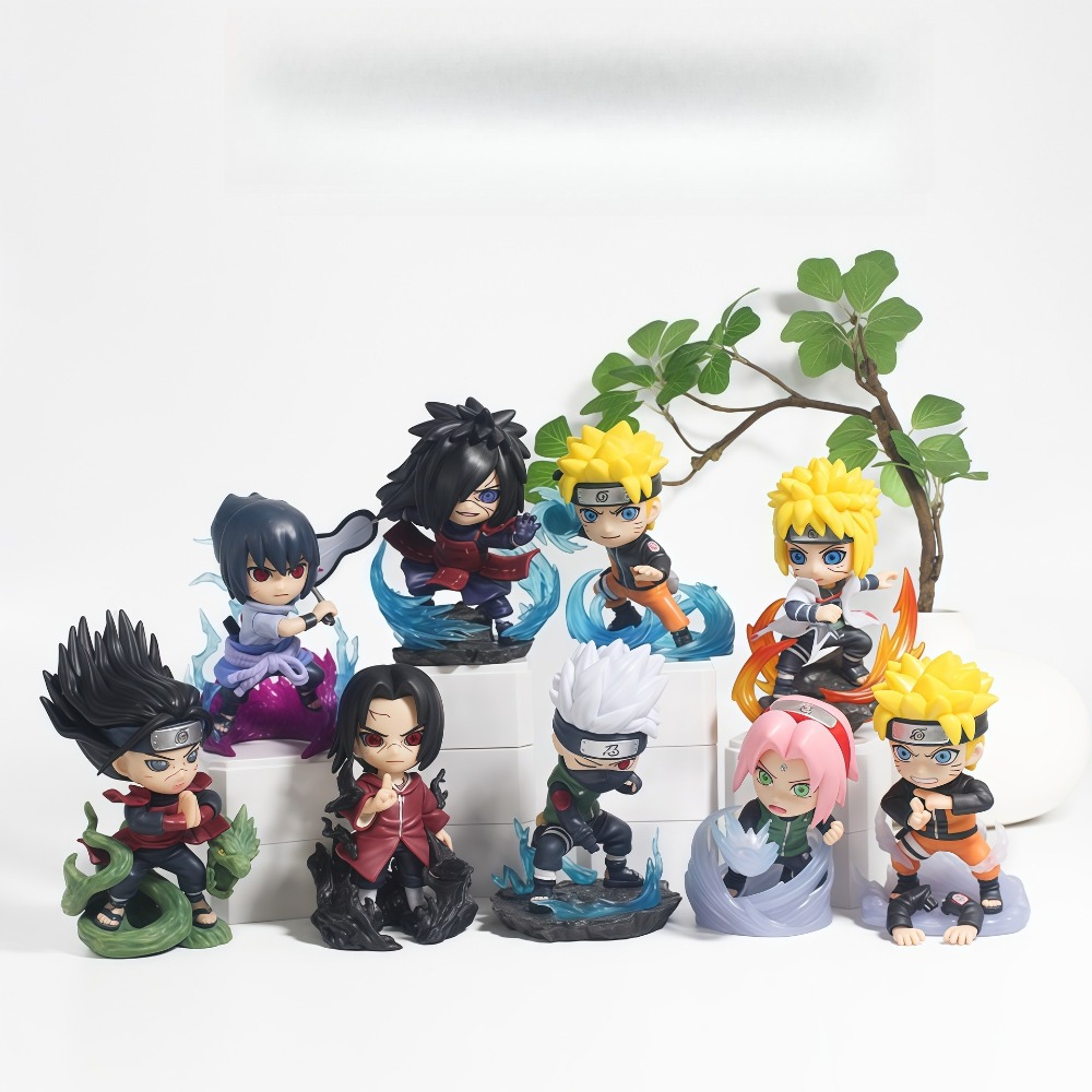 1-9 Styles Naruto Q-version Fi - Anime Merchandise Box Set recension och pris