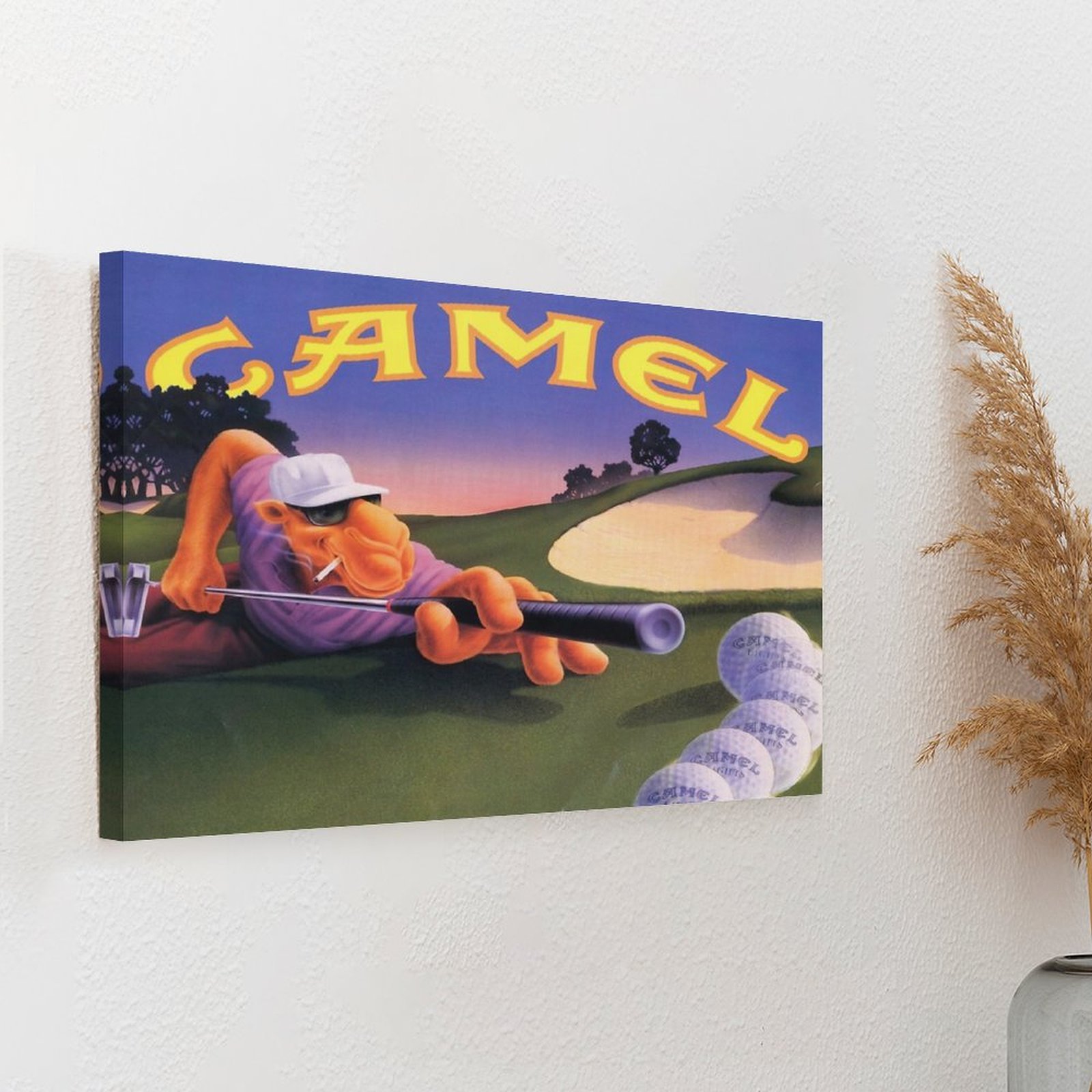 Vintage Joe Camel Roulette Ad  - Art Print Framed recension och pris