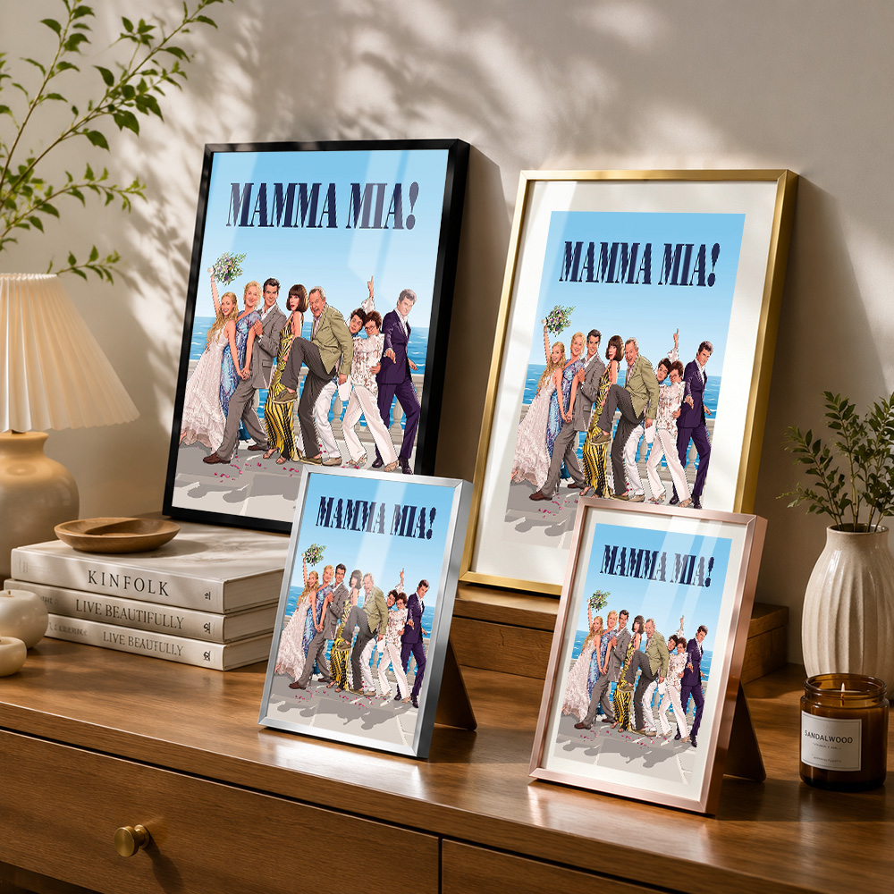 Mamma Mia Framed Metal Print P - Art Print Framed recension och pris