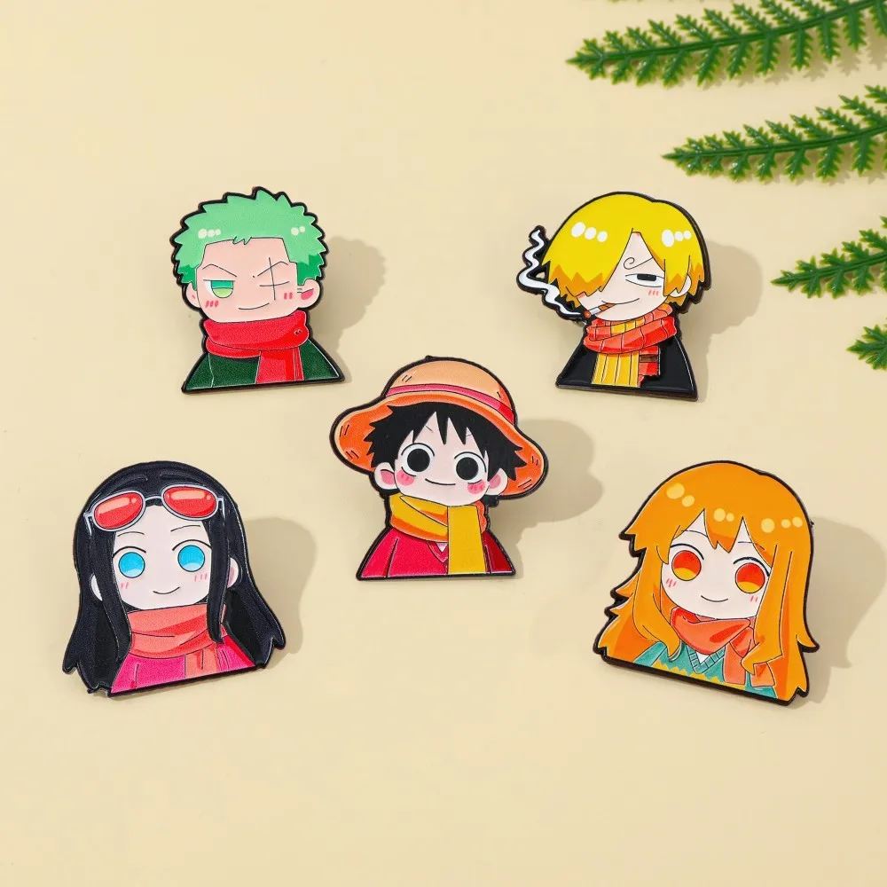 5 Pcs Cute Anime Cartoon Brooc - Enamel Pin Set recension och pris