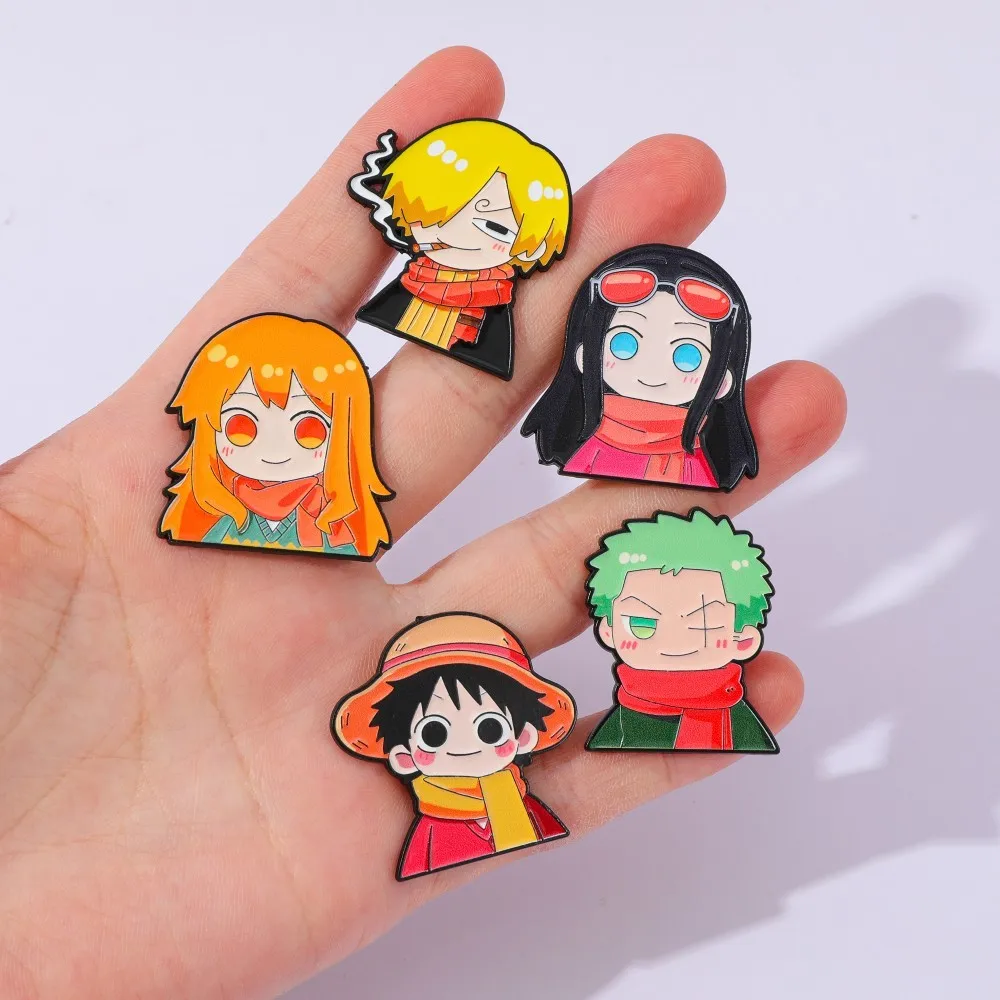 5 Pcs Cute Anime Cartoon Brooc - Enamel Pin Set recension och pris