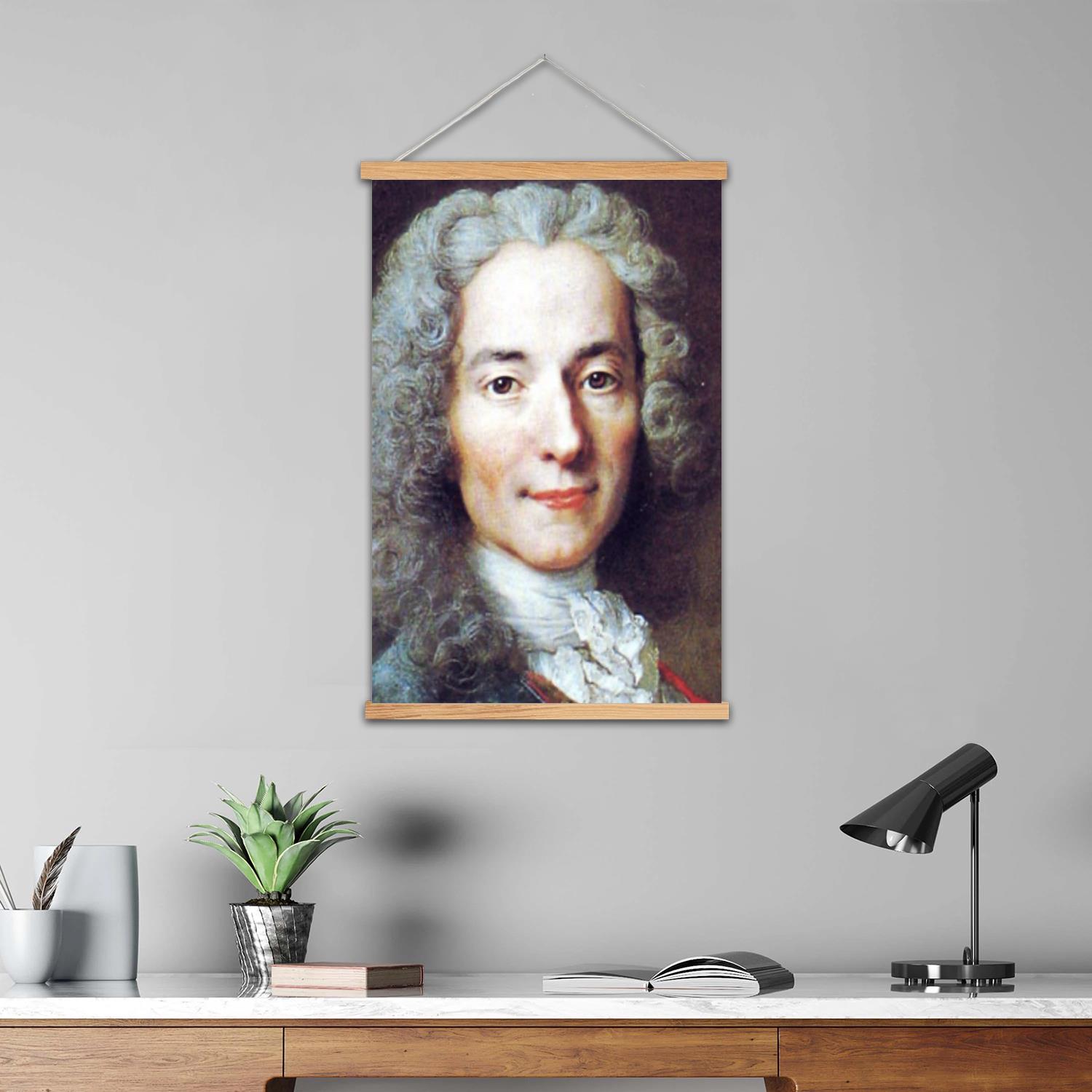 Voltaire Framed Wall Painting  - Art Print Framed recension och pris