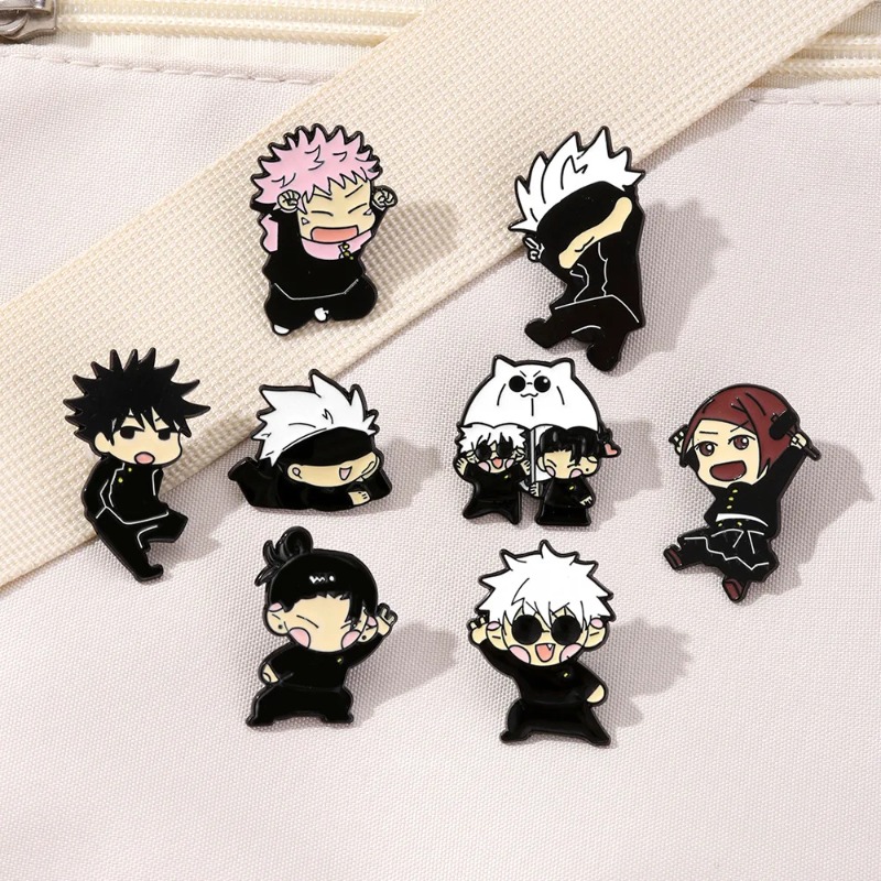 8pcs Anime Itadori Yuji Enamel - Enamel Pin Set recension och pris