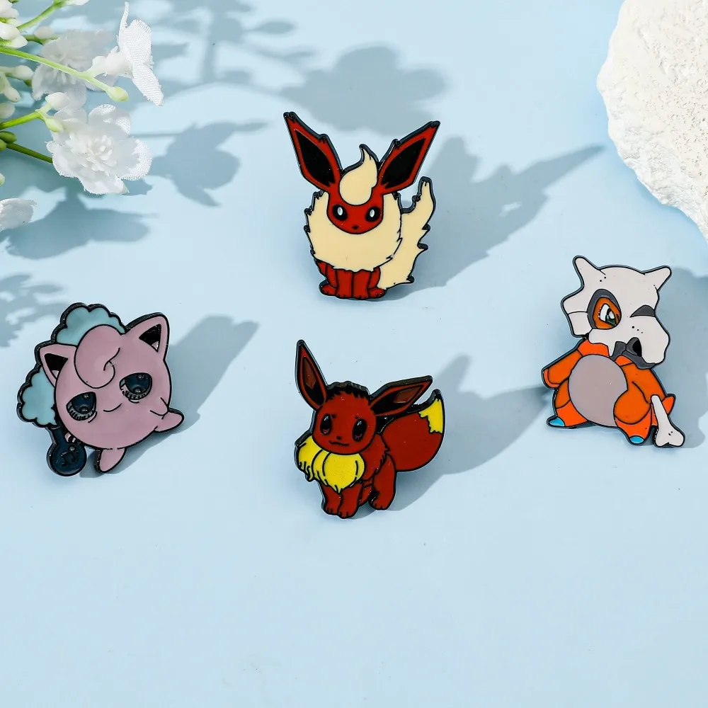 4 Pcs Characters Cartoon Brooc - Enamel Pin Set recension och pris